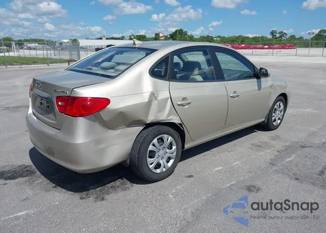 2010 Hyundai Elantra Gls from USA, damaged, VIN KMHDU4AD5AU869262